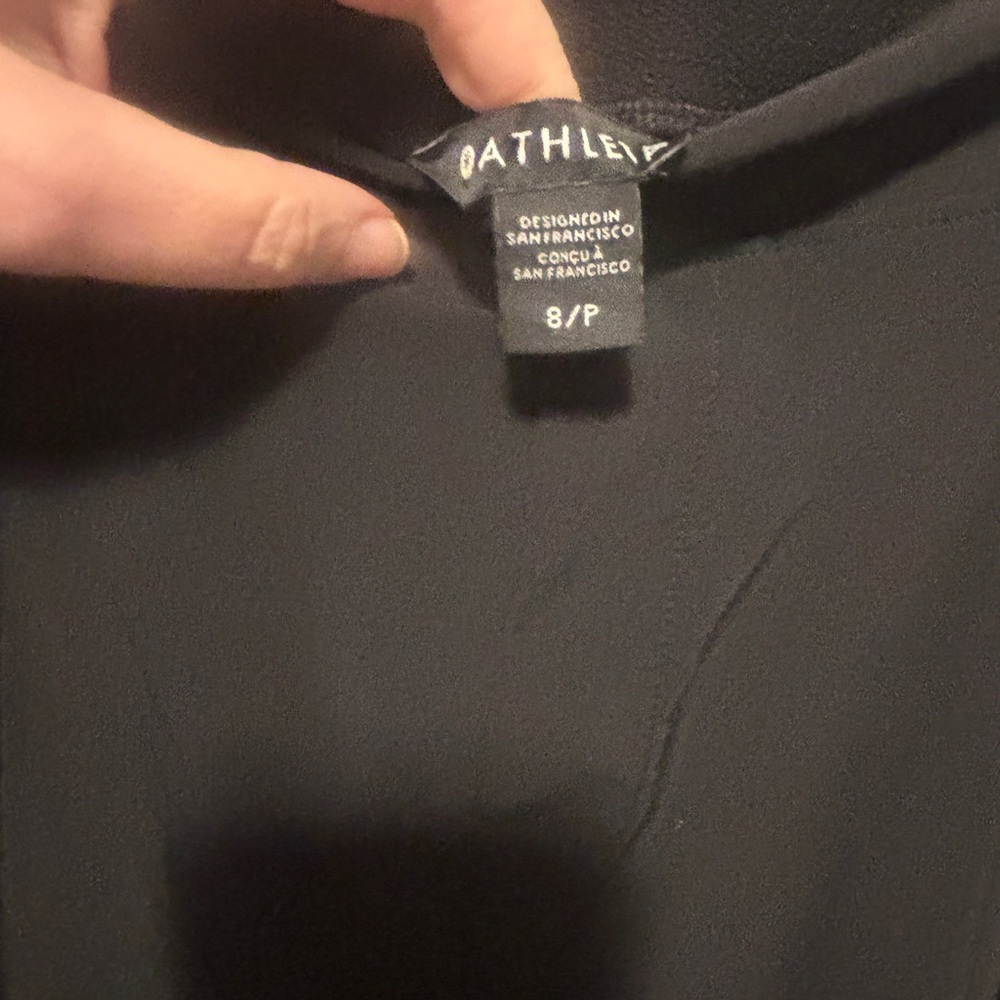 Athleta Black Wide-Leg Pants - Picture 2 of 5